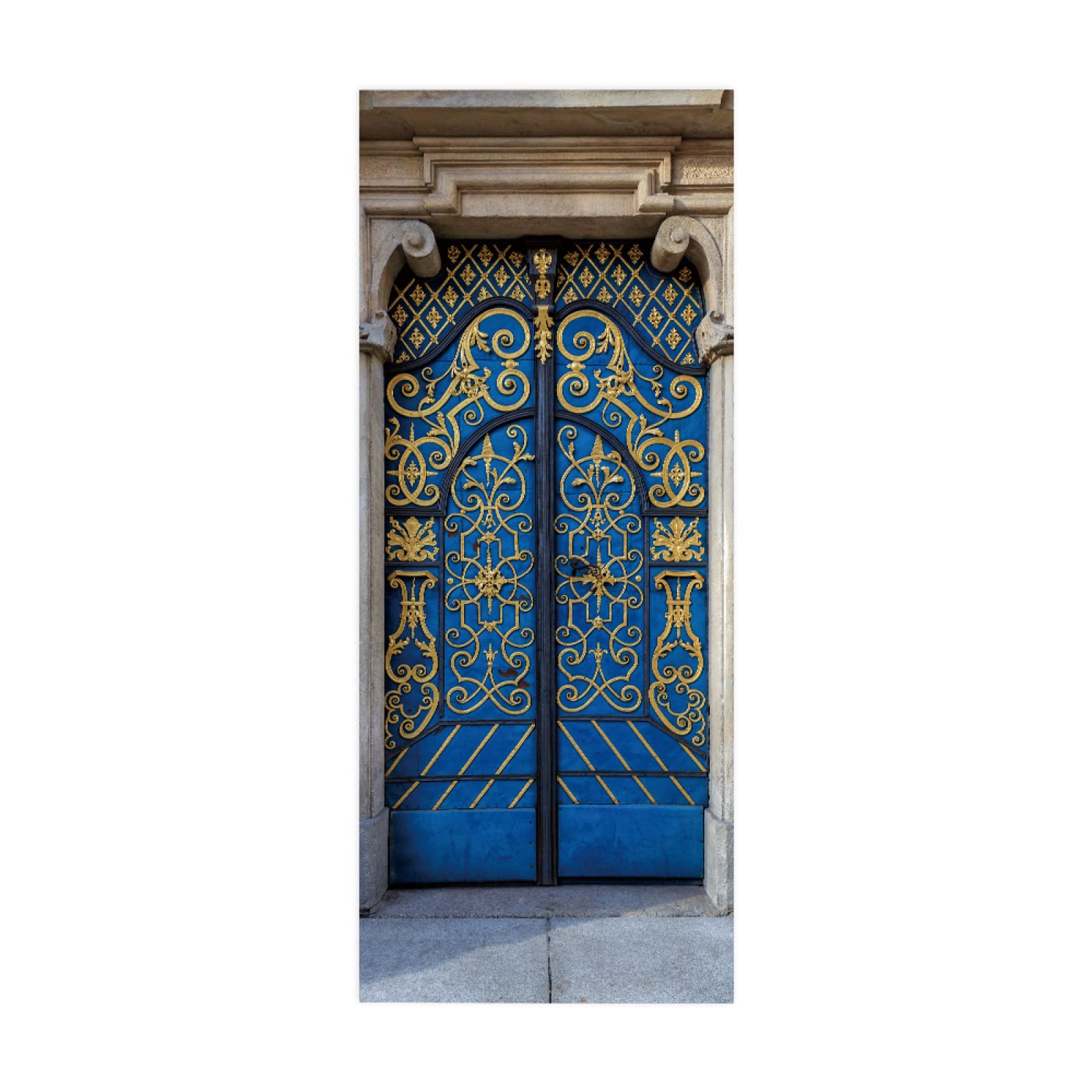 3D Door Stickers Creative Gate Mural Art Sticker Wallpaper Self-Adhesive Decals Removable Vinyl W85 x H205cm