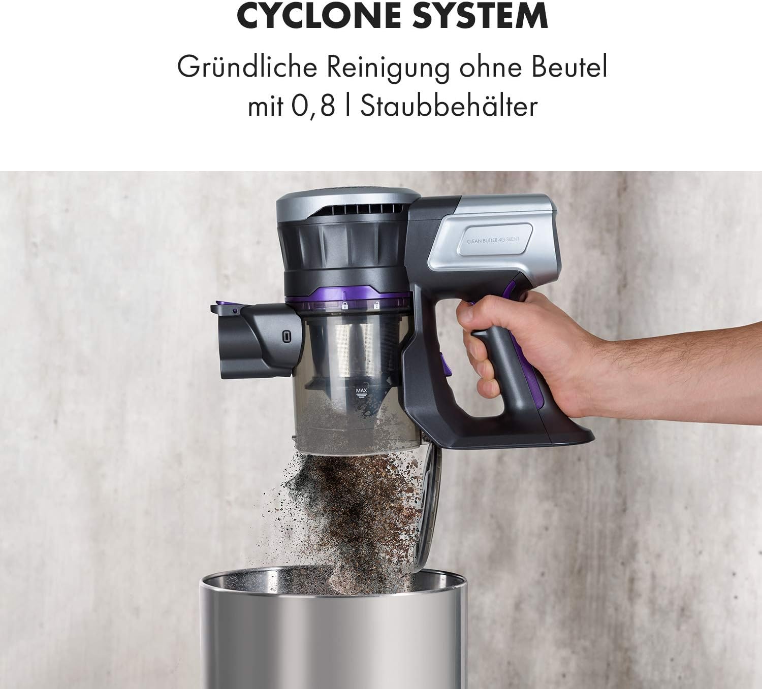 clean butler 4g silent aspirateur cyclone