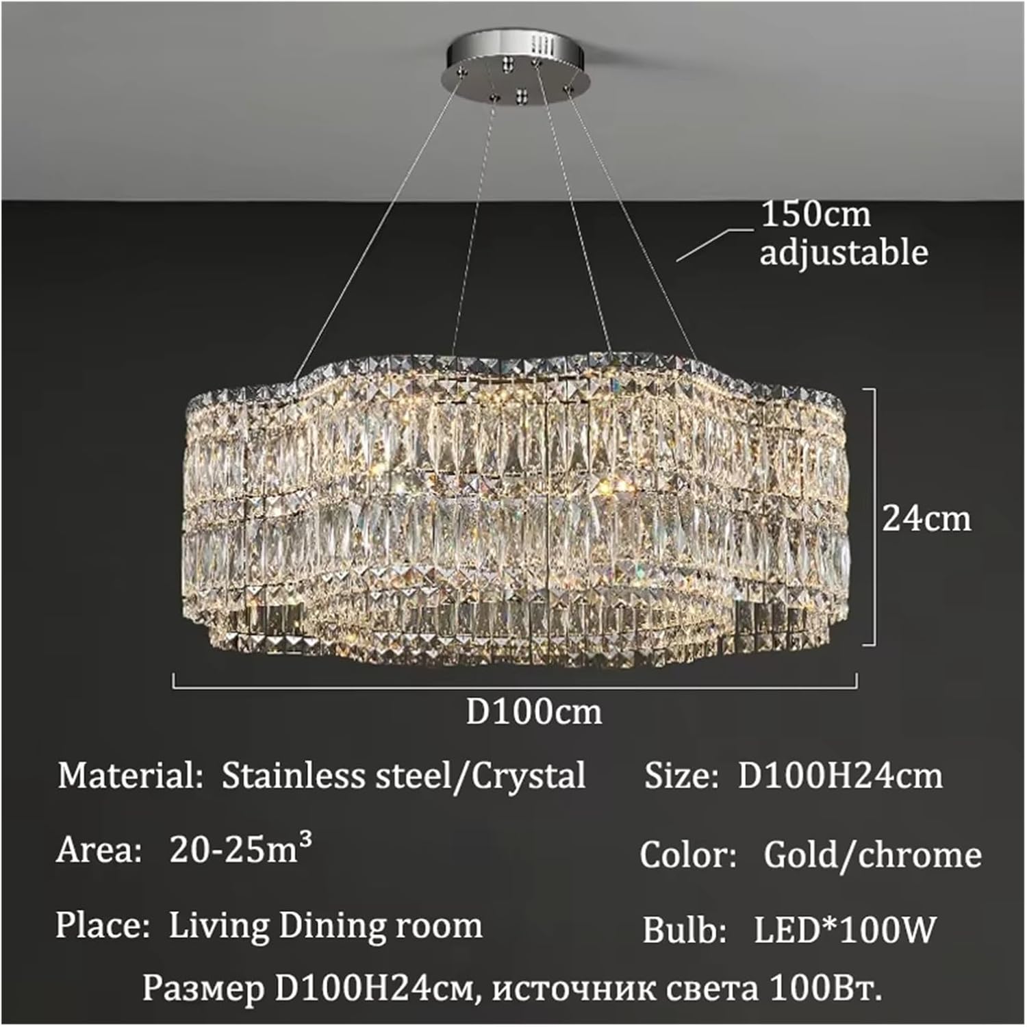 Modern Luxury Crystal Chandeliers Home Villa Decoration Pendant Lights Living Dining Room Indoor Hanging Lamp,for Decoration