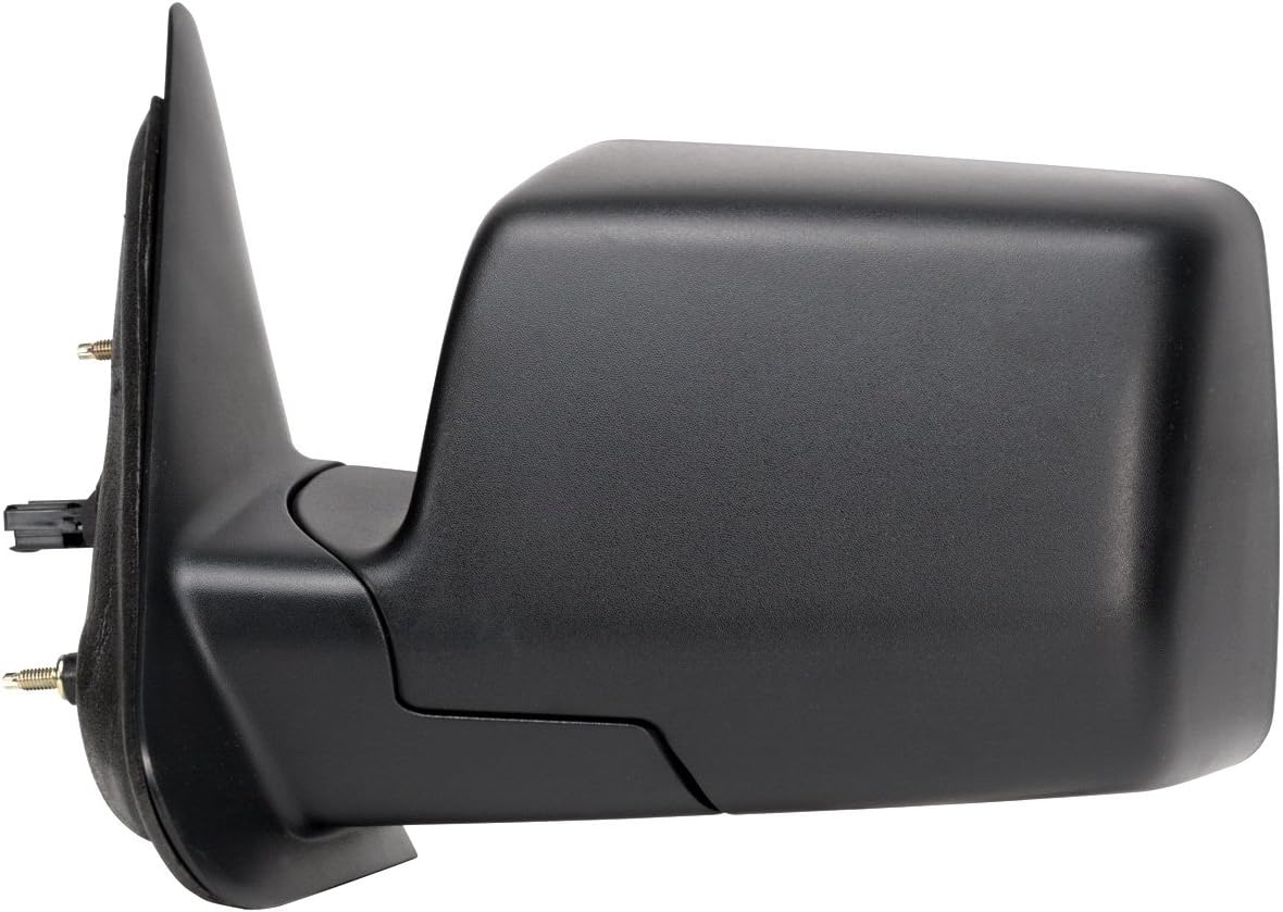Fit System Driver Side Mirror for Ford Ranger, Textured Black, Foldaway, Manual