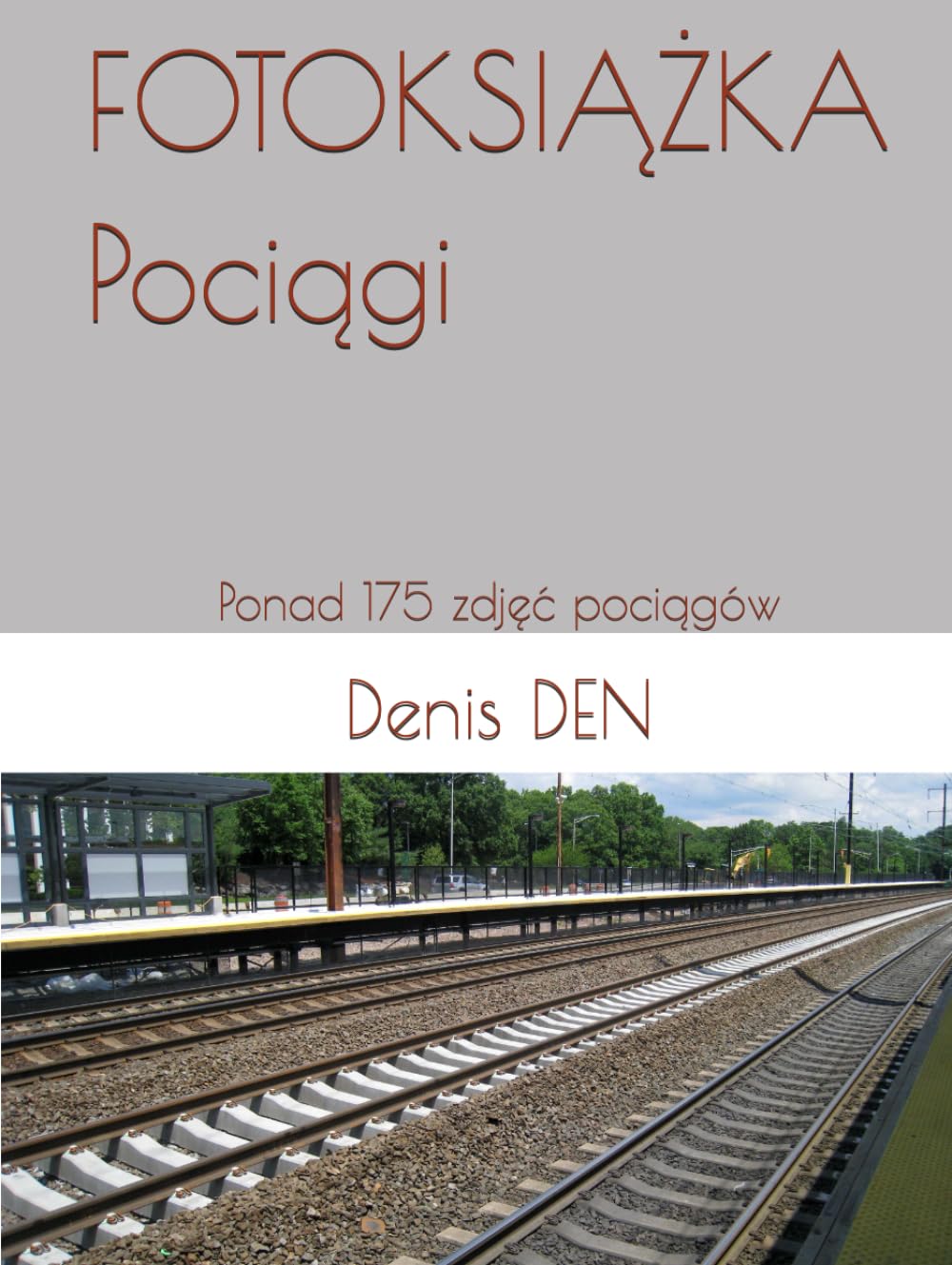 Livre de photos de trains pour s'évader du stress quotidien sans écrans numériques