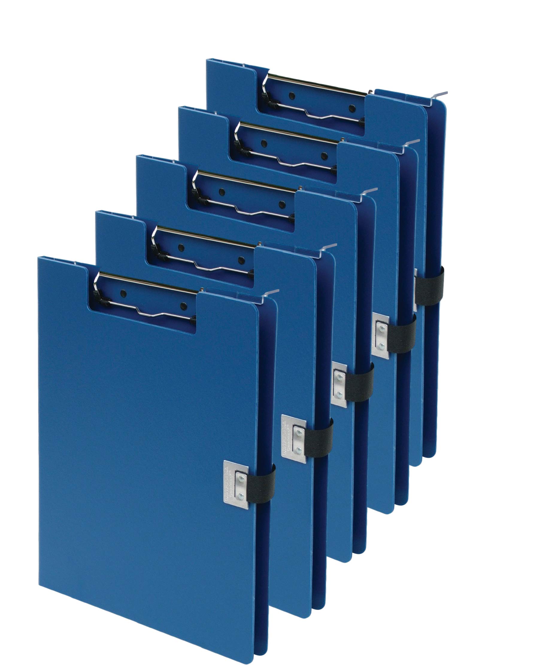 Omnimed 205603-5BL Hippa Compliant Covered OverBed Clipboard (Pack of 5)