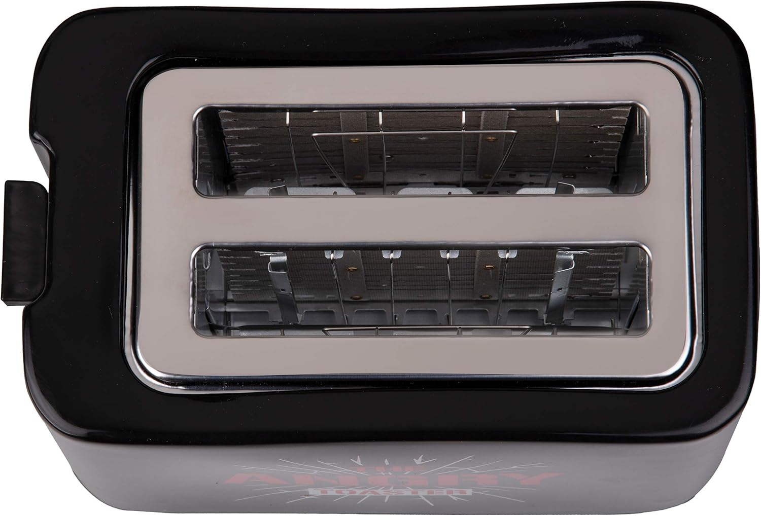 "The Angry Toaster" 2-Slot Impression Toaster with 8 Interchangeable Morning Insults Plates - 7 Browning Control Settings - Make Someone's Morning Special