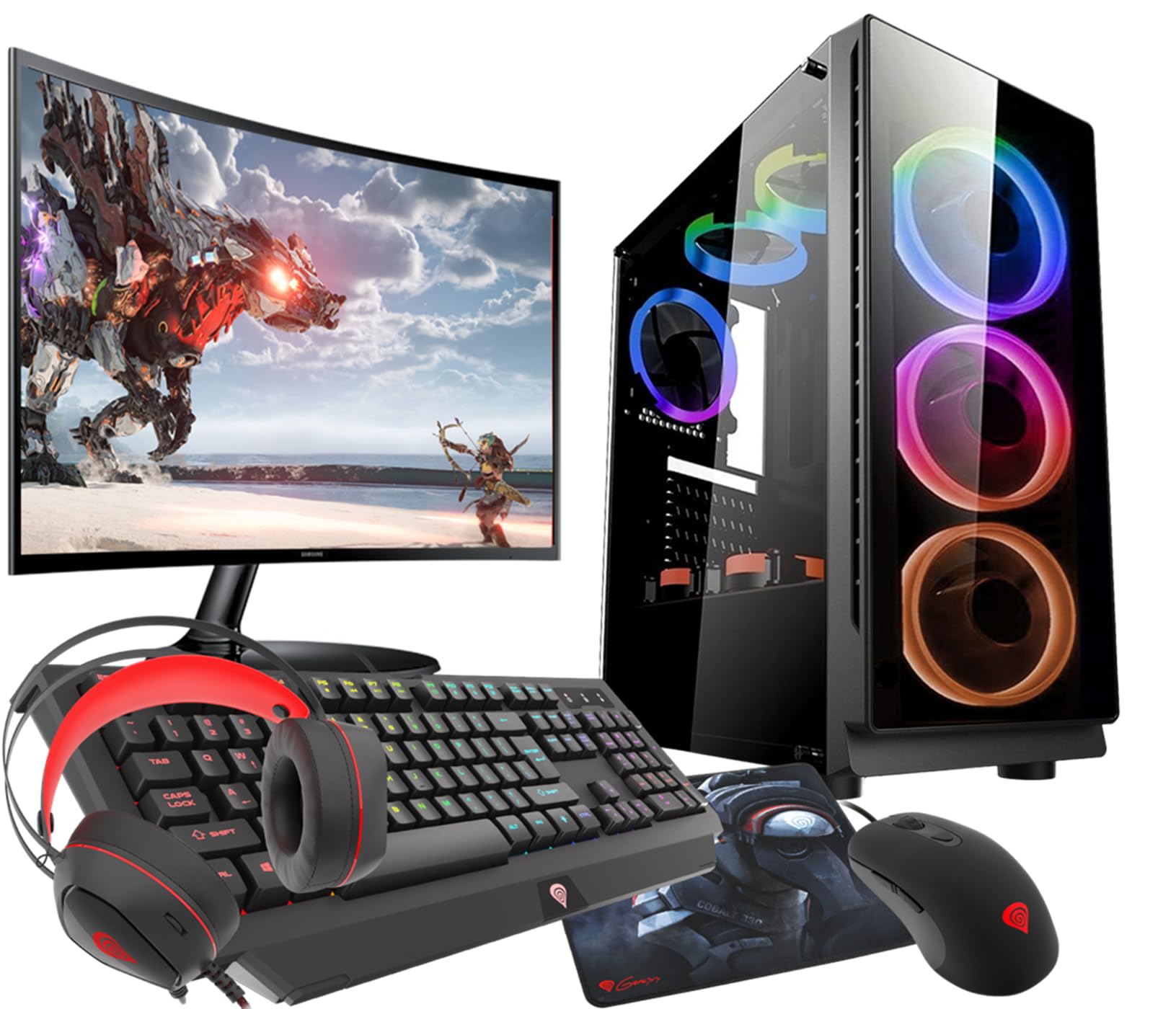 VIST PC Gaming Ryzen 7 5700X - Ram 32GB - RTX 3060 - SSD 1TB M.2