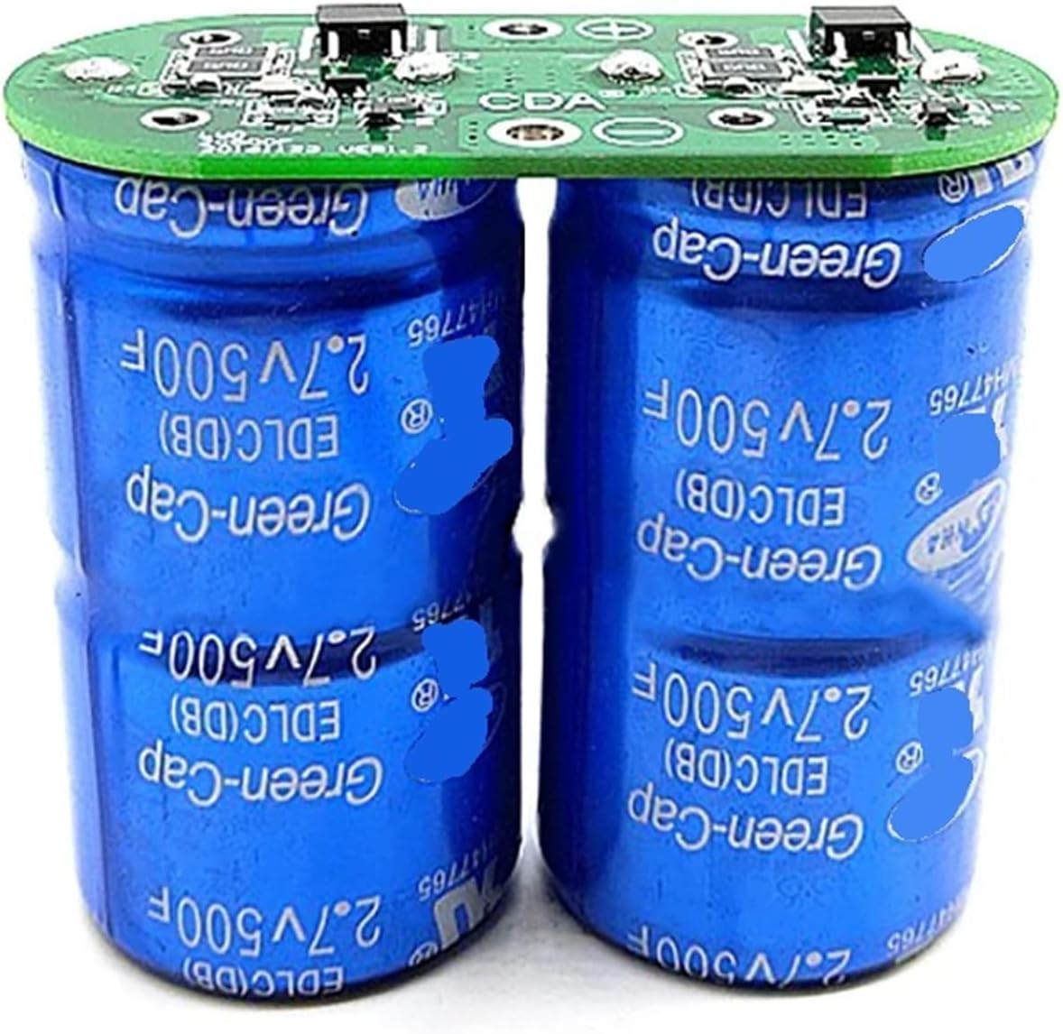 Double row 5.4V 250F automotive rectifier 2.7V500F*2pcs/set low internal resistance with screw holes
