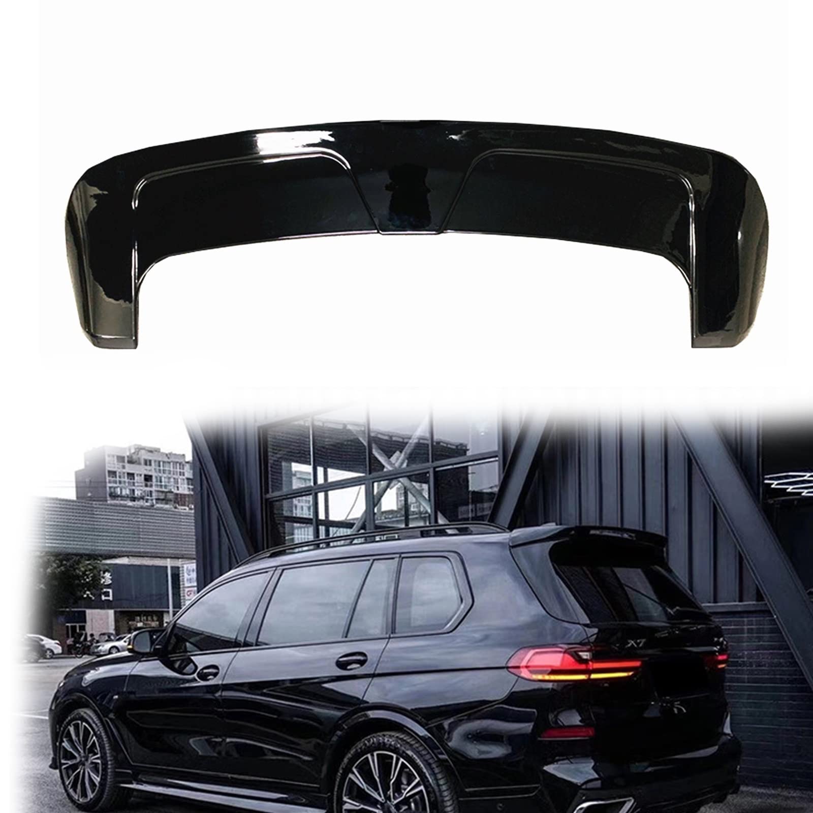 Becquet toit X7 G07 (2019-2021) en noir brillant pour un look sport