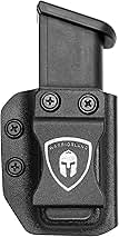 Universal Mag Carrier IWB/OWB Magazine Holster Fit: 9mm/.40 Double Stack - Option1: Glock 17 19 19X 26 45 43X MOS &HK VP9 | Option2: Taurus G2C/G3C &Sig P365/P320 &Hellcat Pro&CZ P10C /Walther PPQ M1