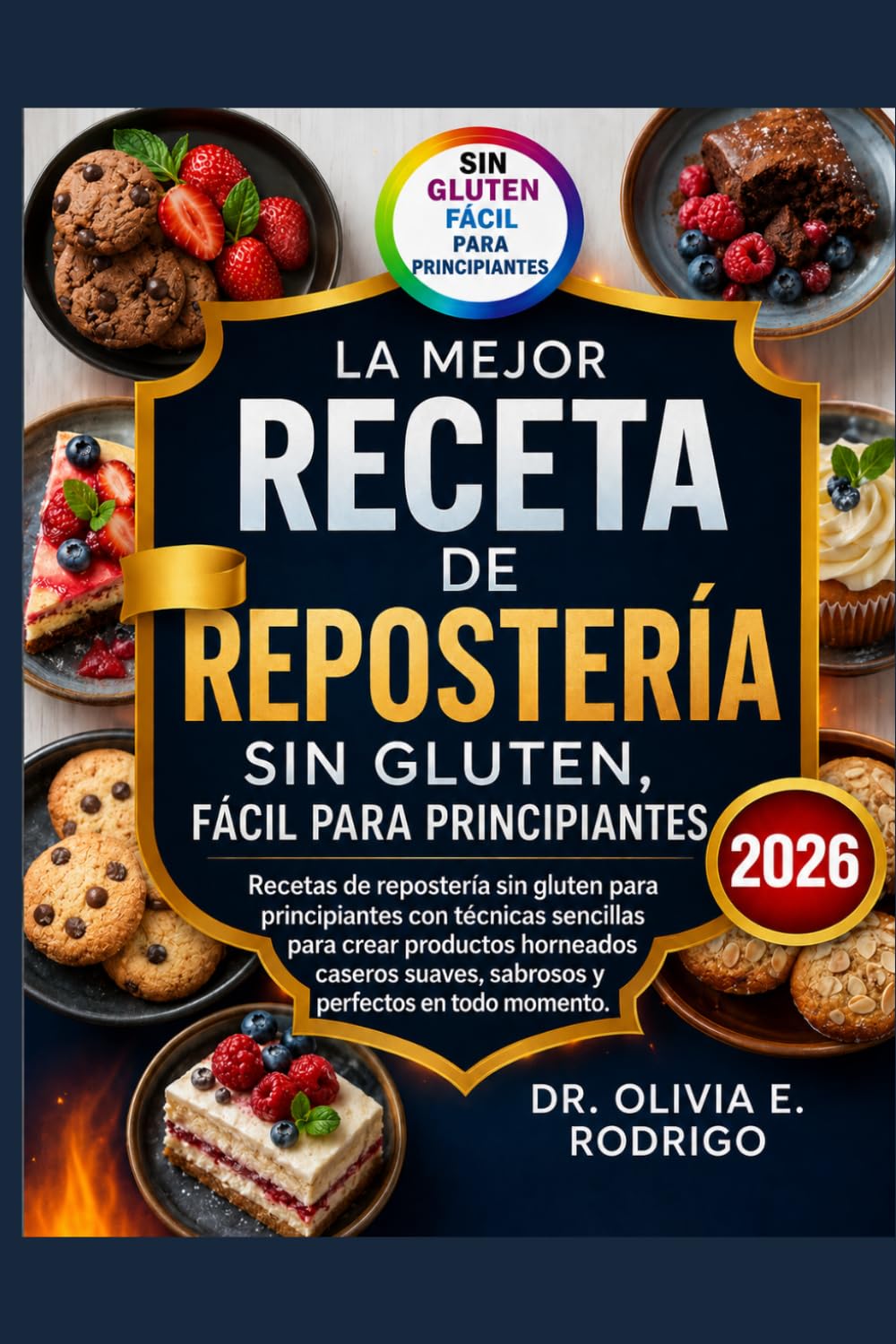 LA MEJOR RECETA DE REPOSTERÍA SIN GLUTEN, FÁCIL PARA PRINCIPIANTES: Recetas de repostería sin gluten para principiantes con técnicas sencillas para ... suaves, sabrosos y perfectos en todo momento.