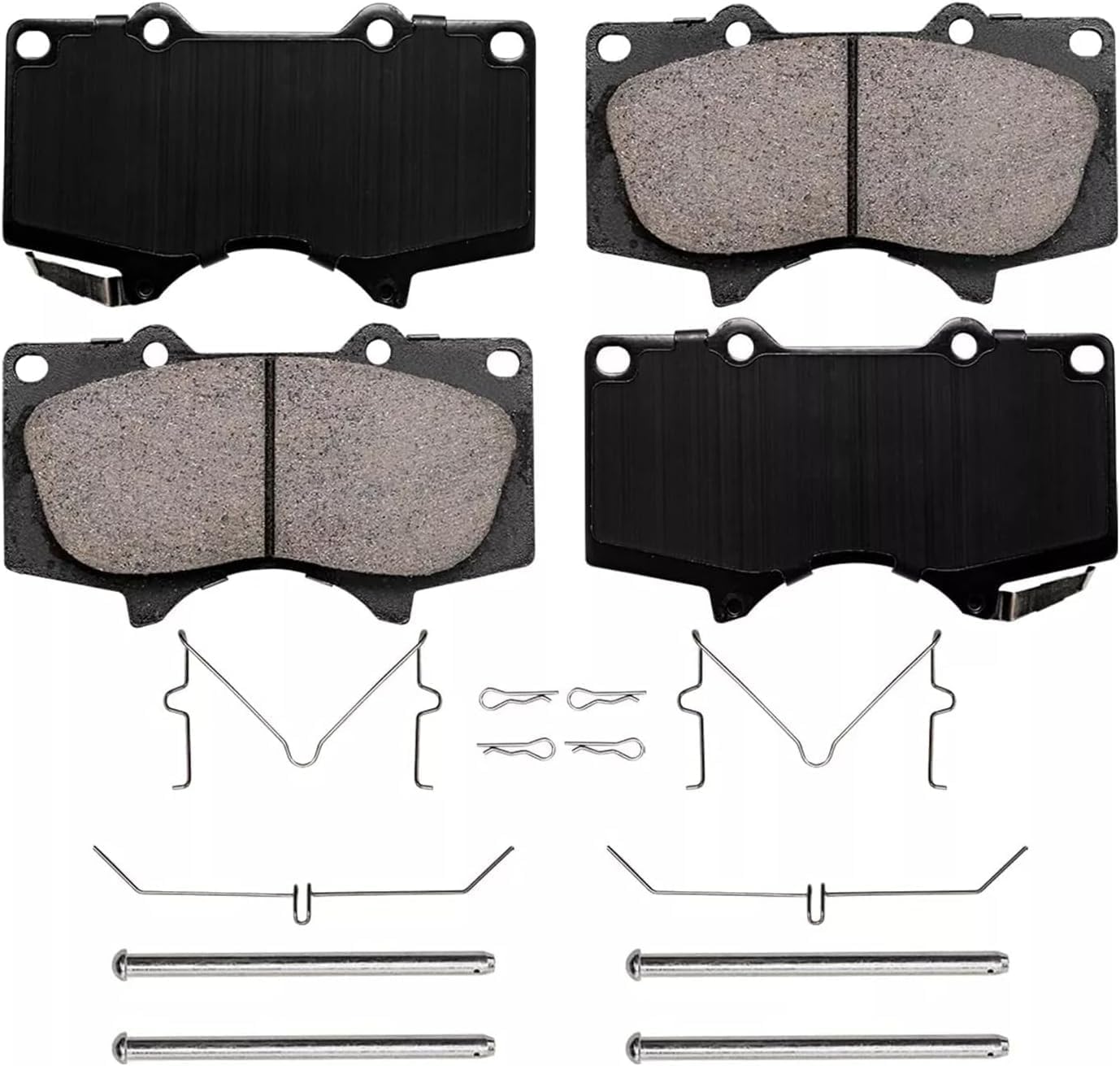 D976 Front Ceramic Brake Pads Kit for Lexus GX460 2010-2019, for GX470 2003-2009, for Toyota 4Runner 2003-2020, for FJ Cruiser 2007-2014, for Sequoia 2001-2007, for Tacoma 2005-2021