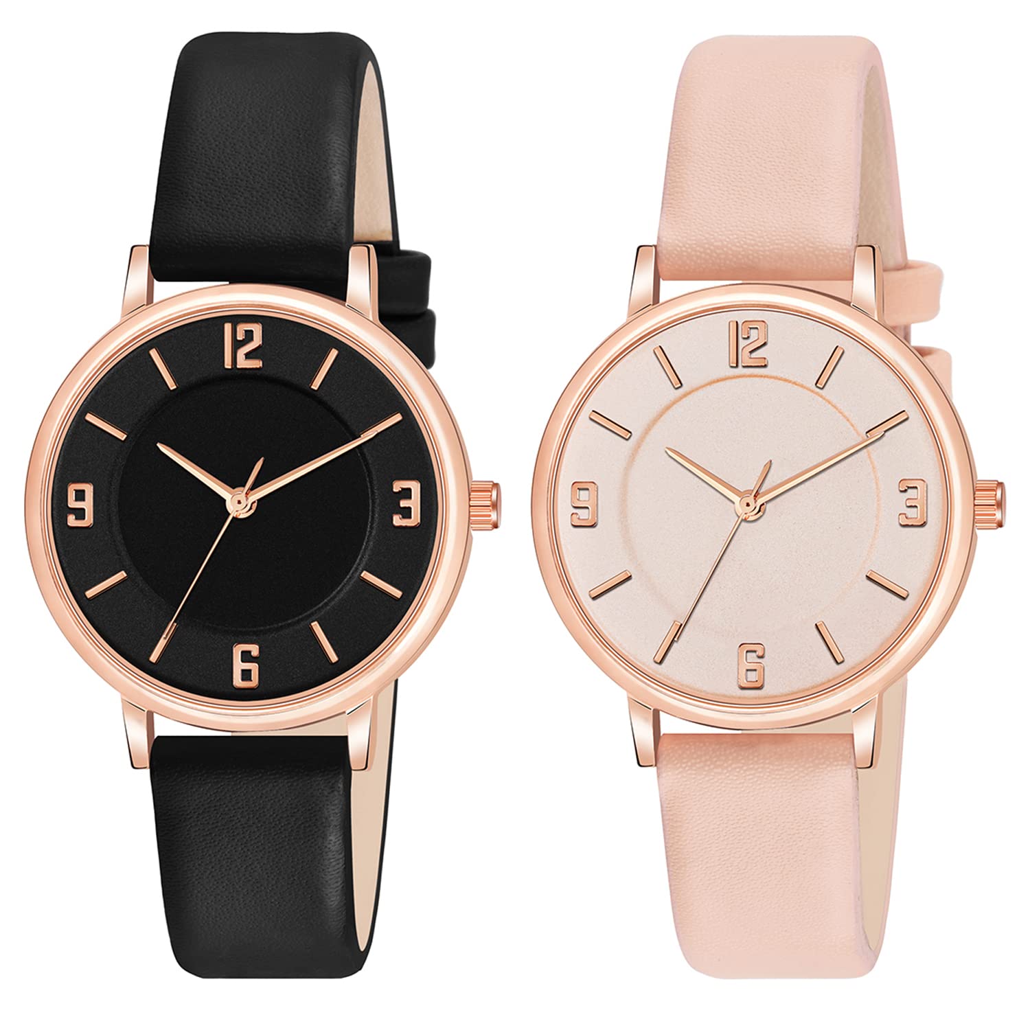 Shocknshop Analog Multi Colored Dial Fashion Combo Watch For Women And Girls -Pack Of 2 (Mt39192, Leather) (B0B4DR9SXK) Amazon Price History, Amazon Price Tracker