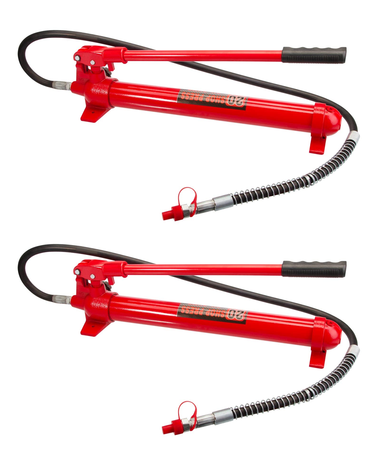 otgerlensker products 2 x Hydraulik Handpumpe mit Pumpstange 20 to.