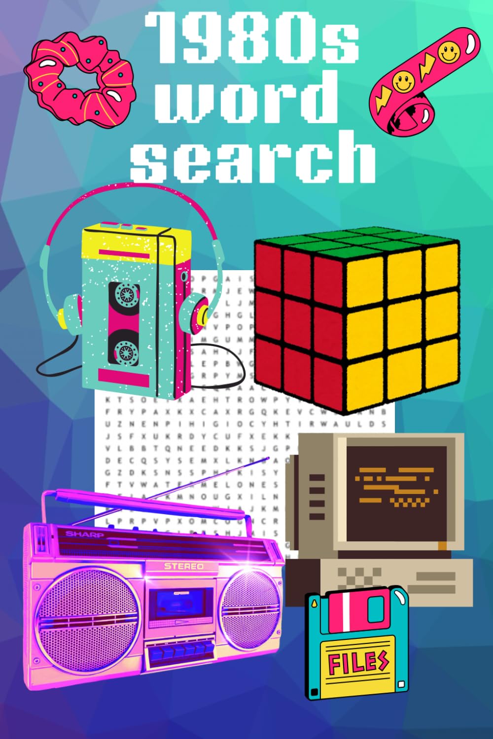 1980s Word Search: Word search with easy to read print with all of the rad references to everything 80s I 6x9inches, 110 pages I 50+ puzzles for 80s ... Ideal of relaxation, travel, and gifts
