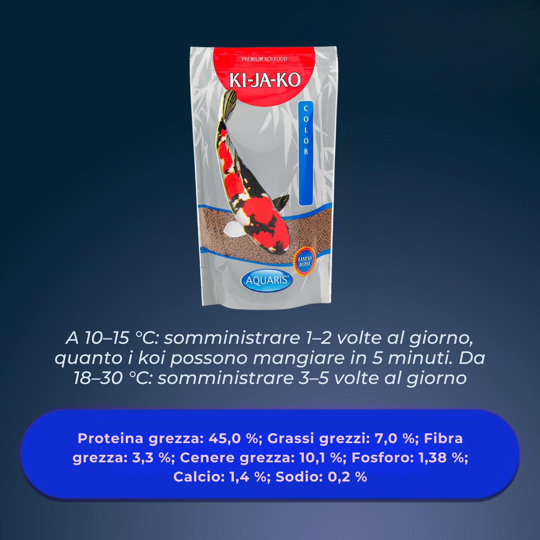 Fanatik Prugna-Carpa | Mangime Per Pesca Universale Aroma Prugna | Pastura Per Koi Carpa E Pesci Bianchi 1kg