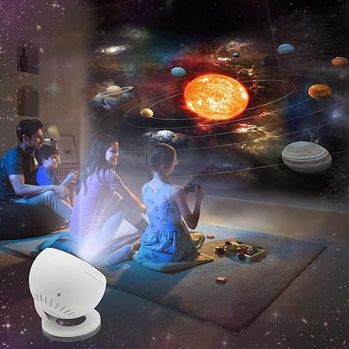 Miniatura 3 de Proyector de galaxia 13 en 1 Planetario Proyector de estrellas para dormitorio Imágenes HD Proyector giratorio de 360  de luz de cielo Diseño de