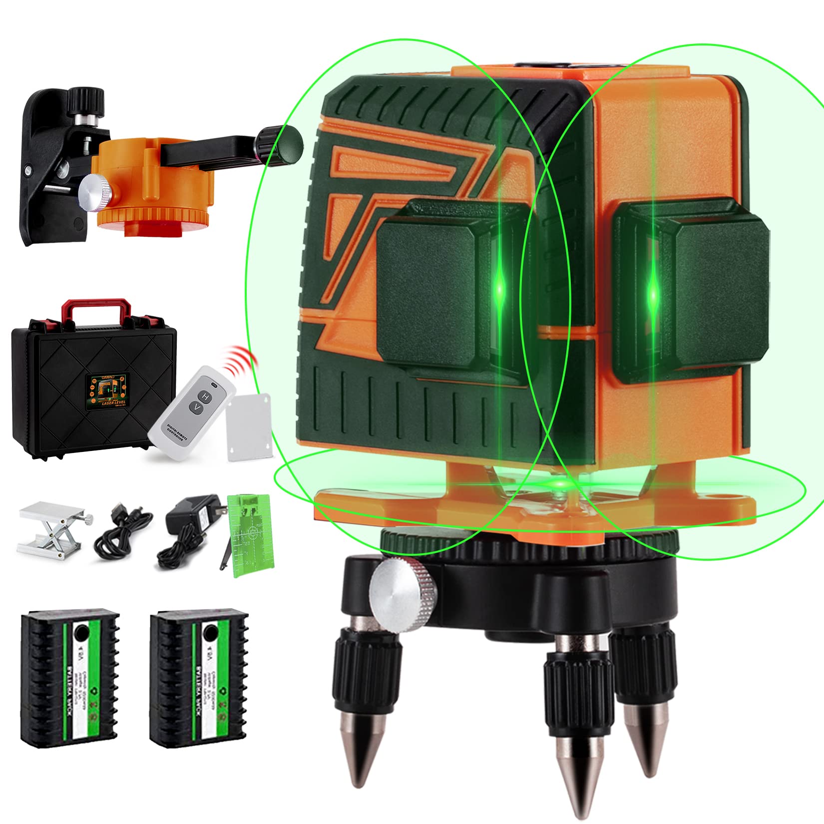 Buy OMMO Laser Level, 12 Lines Green Laser Level Self Leveling Tool