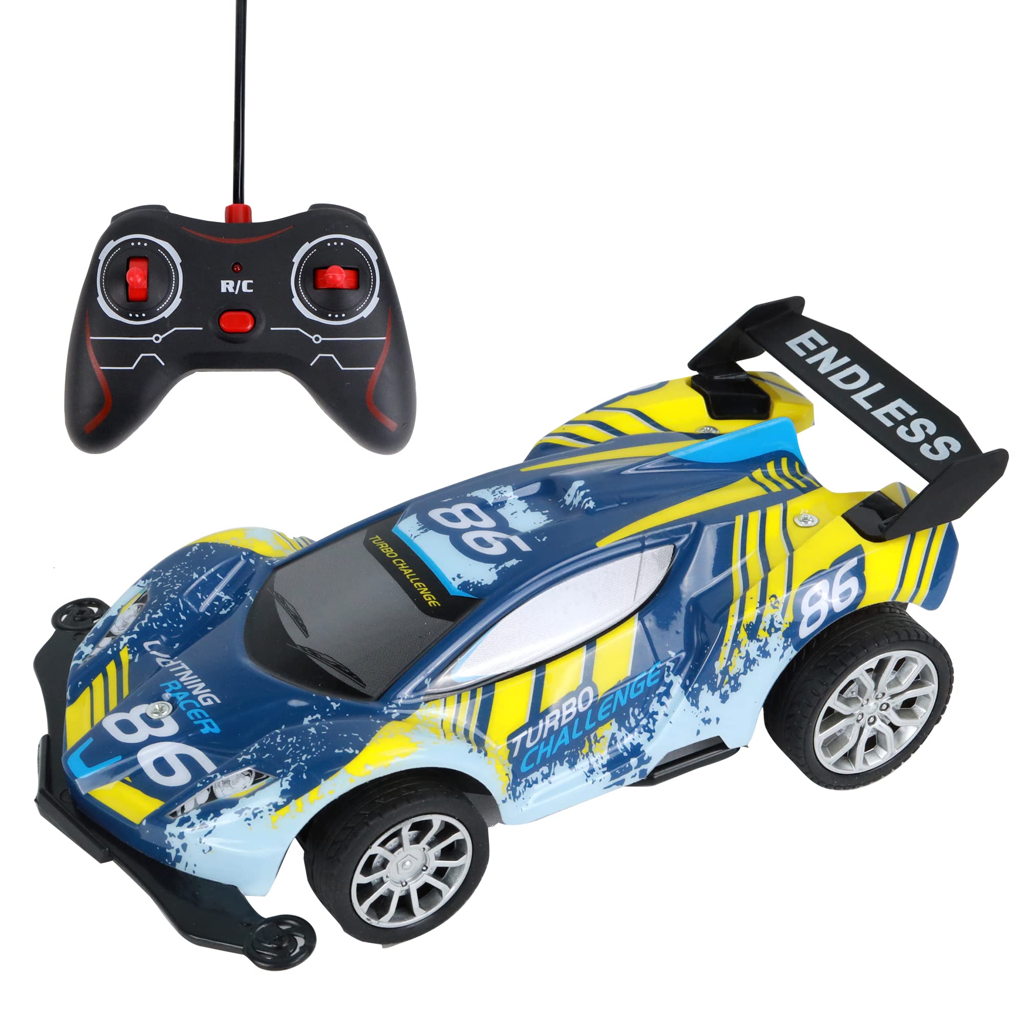 TURBO CHALLENGE GIGN GENDARMERIE Nationale RADIOCOMMANDE véhicule d'intervention -Frequence 2.4GHZ -Metal - ECHELLE 1/16-15 KM/H - Noir - 8 Ans et Plus