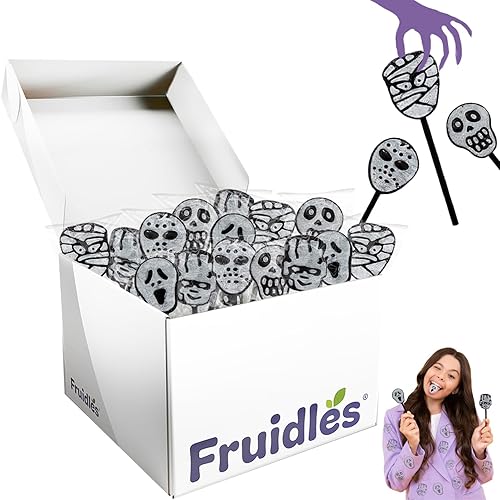 Caramelos de Halloween con diseño de calaveras, momias y fantasmas, ideales para rellenos de bolsas de golosinas de Halloween, envueltas disponible en Yaxa Colombia