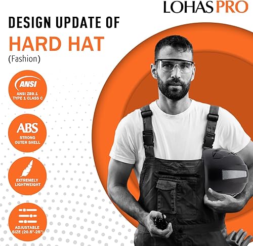 Miniatura 5 de Casco de seguridad forestal con protector facial de malla y orejeras para tala de árboles, casco de arborista de madera (A2 lima, protector facial +