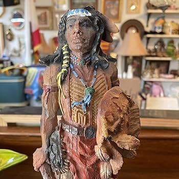 Amazon.co.jp: 70's〜ネイティブアメリカン インディアン置物オブジェ Amazon.co.jp: 70's〜ネイティブアメリカン インディアン置物オブジェ