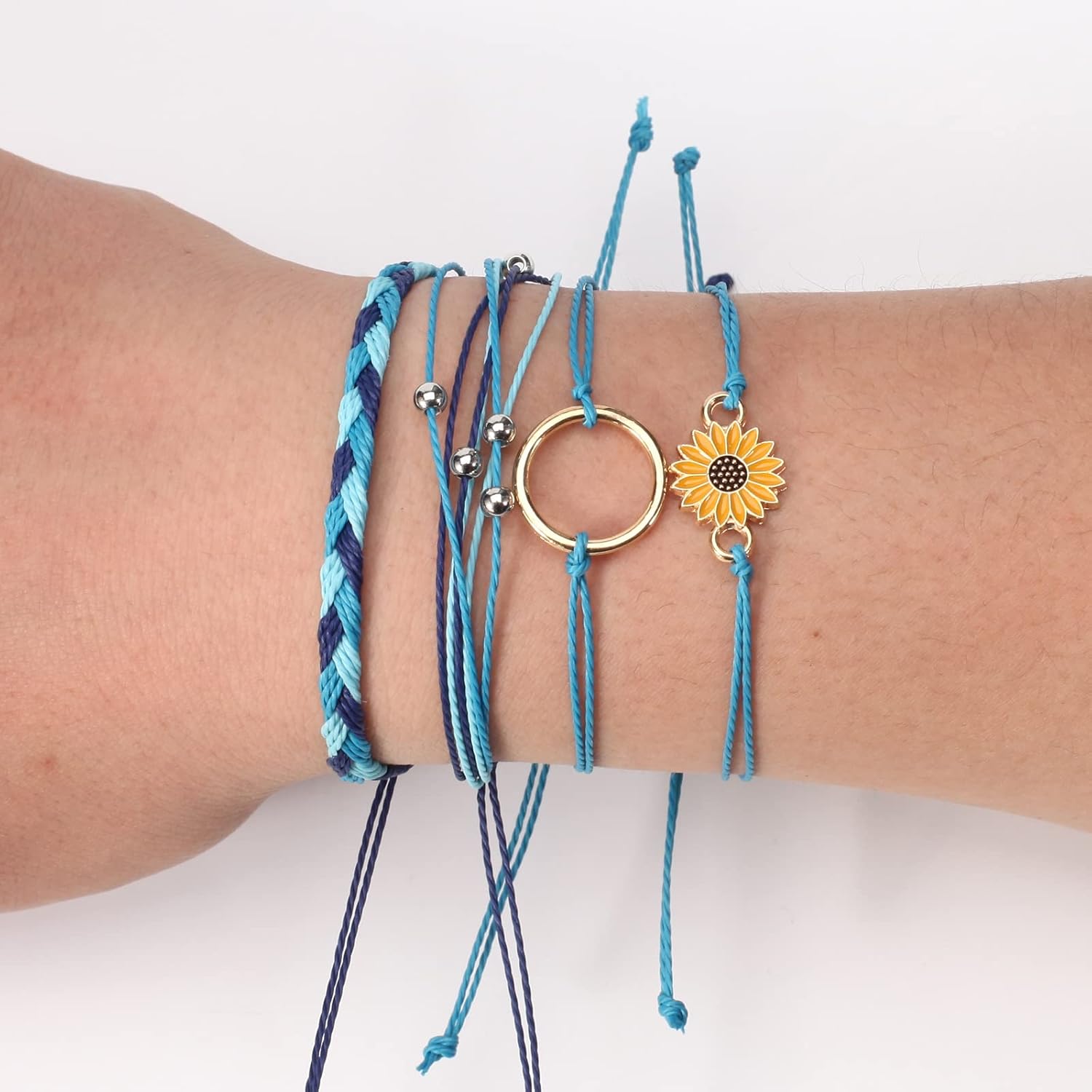 Ardorchid Halloween Bracelets for Women Pumpkin Ghost Steleton Bat Skull Beaded Stackable Stretchy Bracelet Rugby Thanksgiving Christmas Heishi Bracelets - Image 2