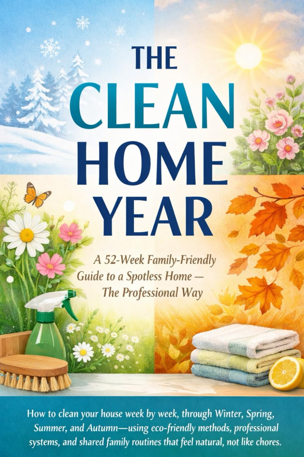 THE CLEAN HOME YEAR: A 52-Week Family-Friendly Guide to a Spotless Home – The Professional Way (Professional Cleaning Tips)