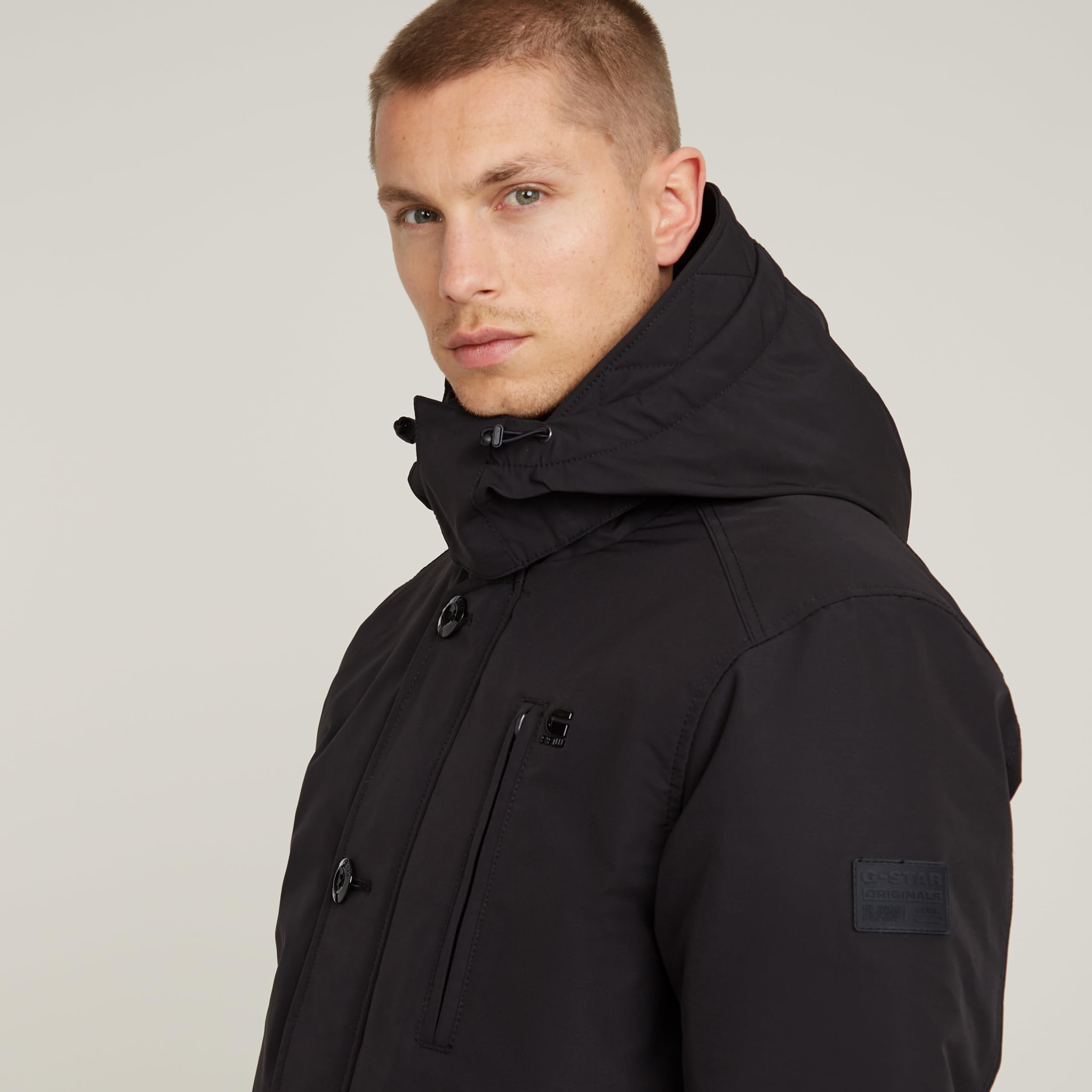 G-STAR Chaqueta Forrada Y Con Capucha Vodan Chaqueta Hombre