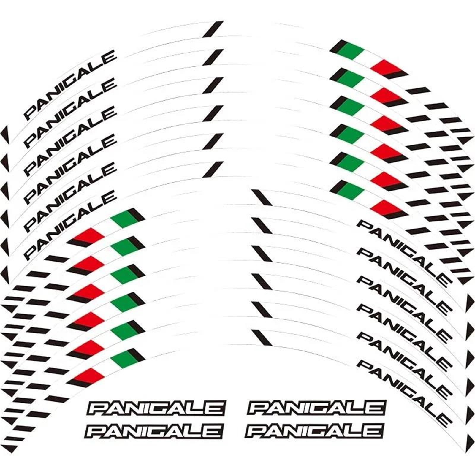 Motorcycle Wheel Decals Reflective Stickers Rim Stripes for Ducati 1299 Panigale S 959