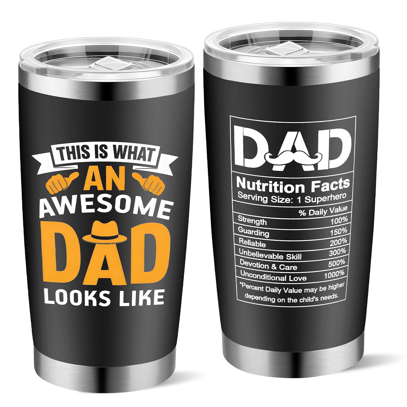 Yuecda Gifts for Cups - Fathers Day Dad Gifts from Daughter Son Wife - Birthday, Father's Day, Christmas - Cool Funny Gift for Dads