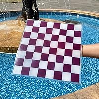 Vista 4 de RESINWORLD Chess Set - Large 12 Inch Checkers Board Mold & Full Size 3D Silicone Chess Piece Mold for Epoxy Resin