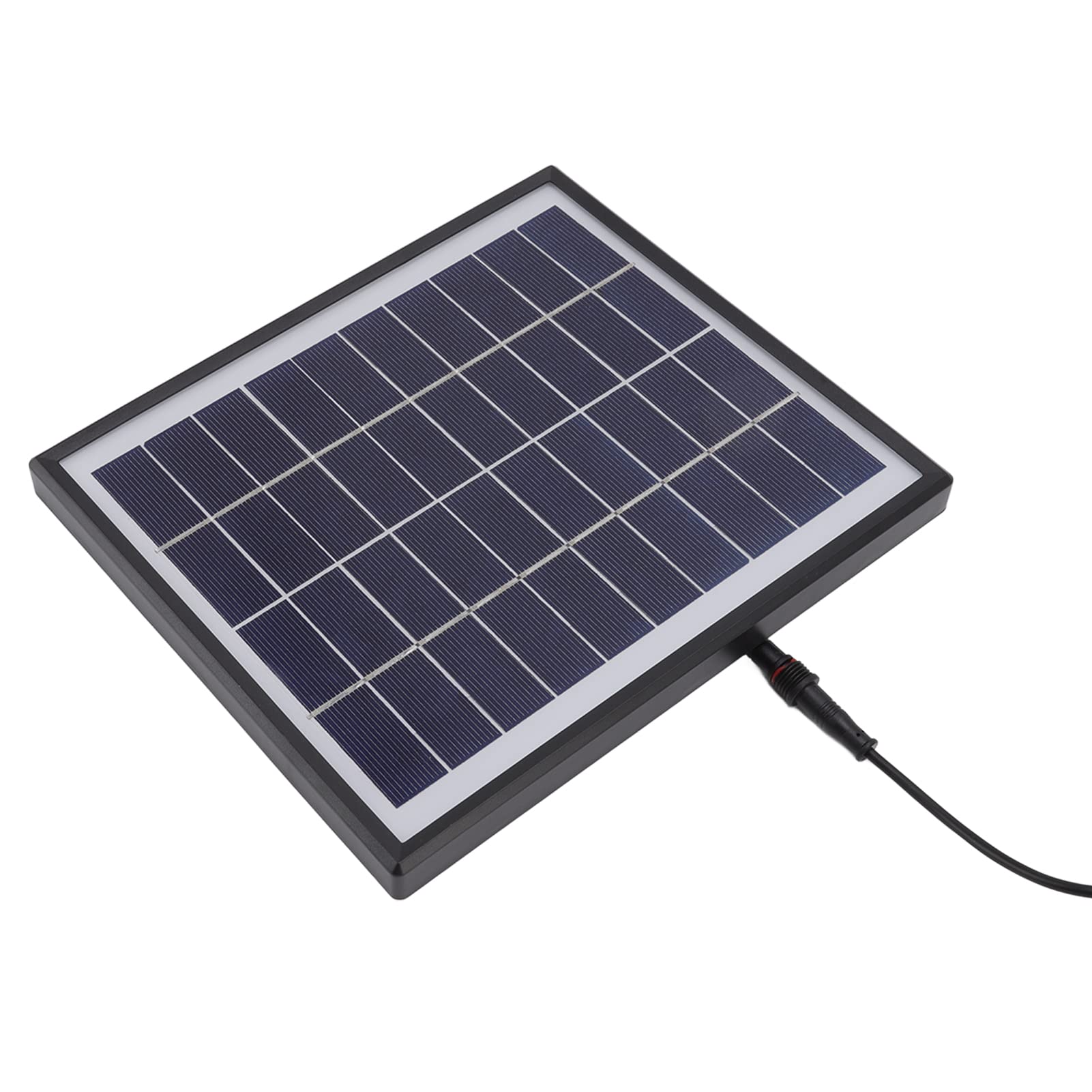 Pompa per fontana solare 5.0 W Previene l'intasamento Pompa per acqua solare portatile facile da pulire Fontana galleggiante per esterni 12 V, ABS, 5,0 W, ca.777 g