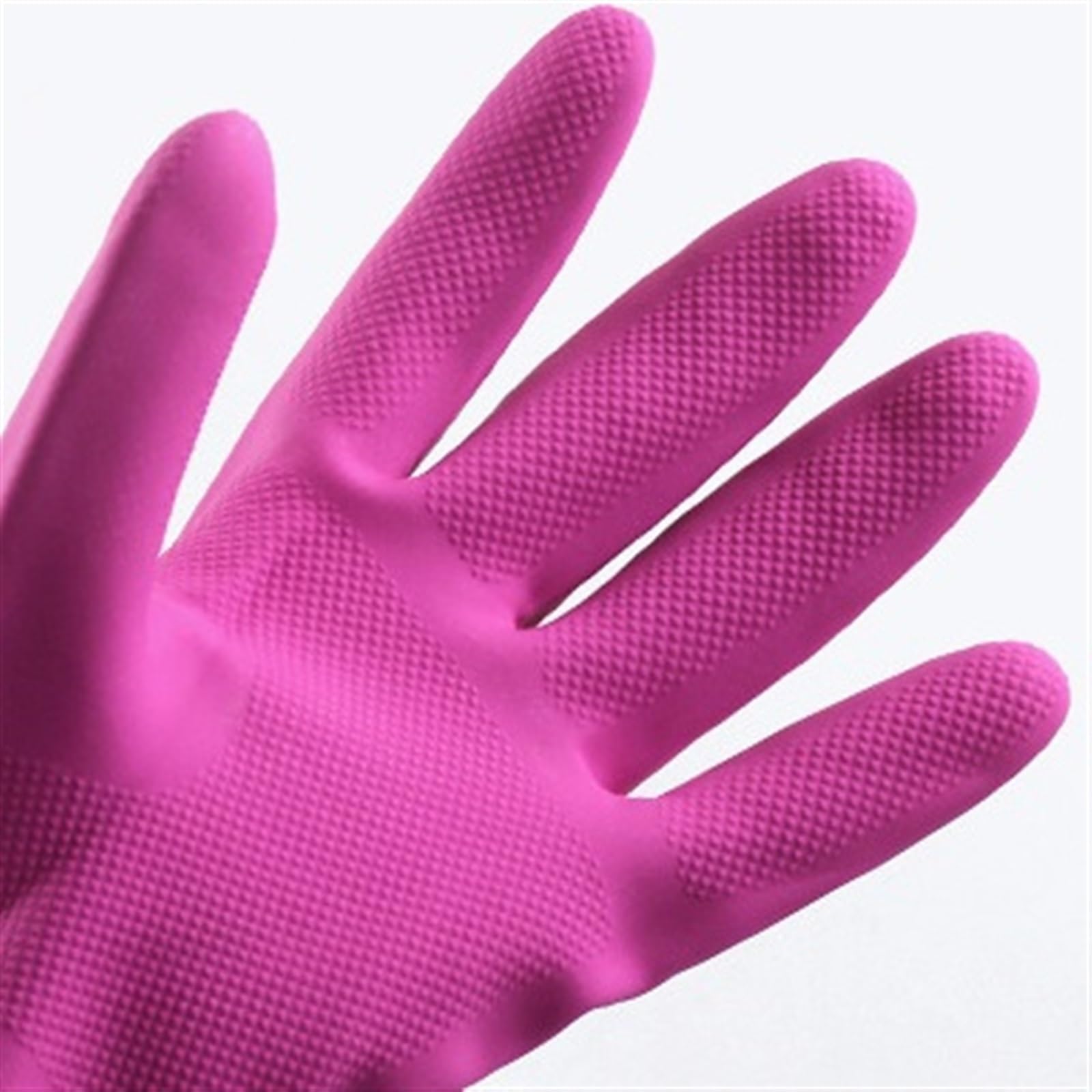 Guantes domésticos de lavado de caucho impermeable Waterproof Dishwashing Kitchen Cleaning Tools Household Dishwashing Rubber Latex Gloves