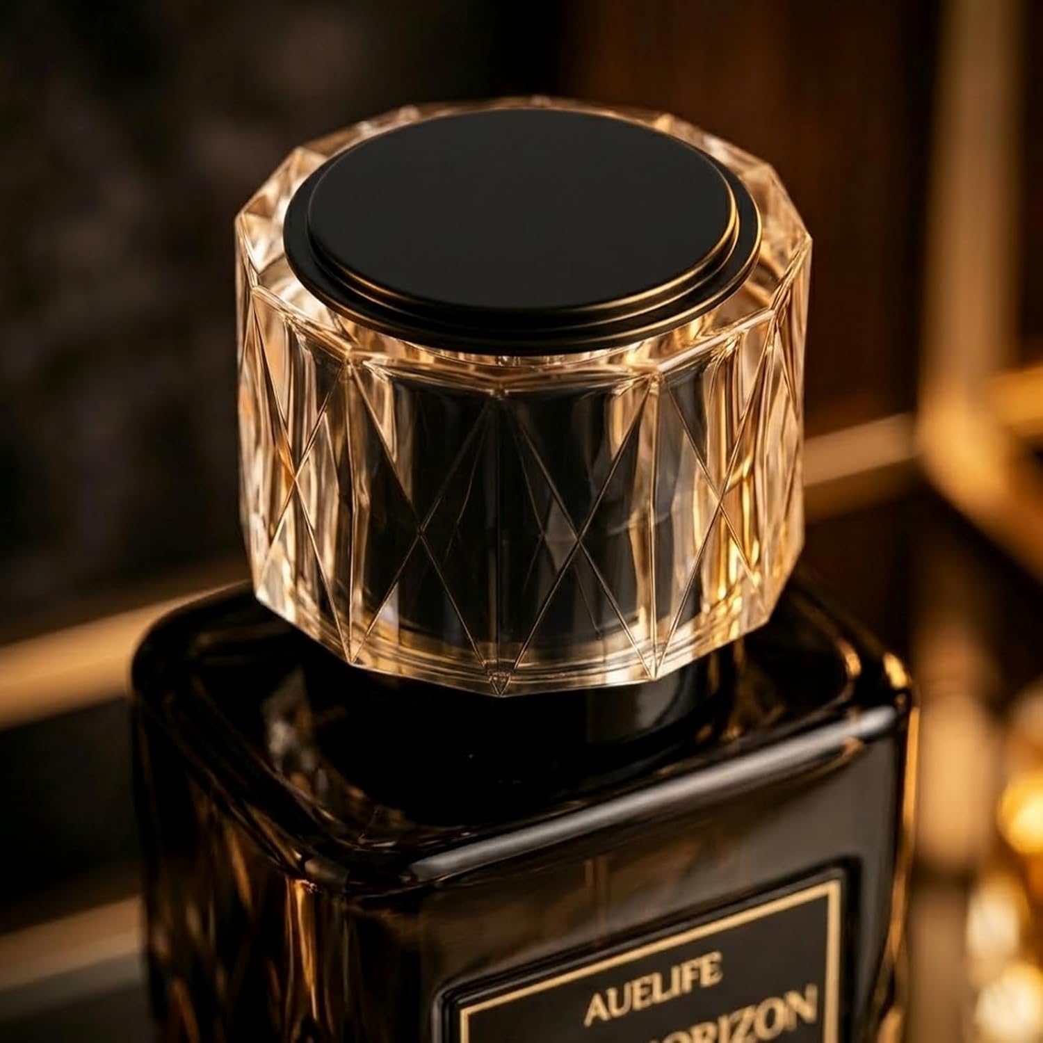 Auelife Cologne for Men, Alcohol-Free Long Lasting Perfume Fragrance, Woody Spicy Scent with Citrus, Pepper, Patchouli & Amber, 100ml / 3.4 Fl Oz, Daily Wear, Father’s Day Gift (ATLAS HORIZON)