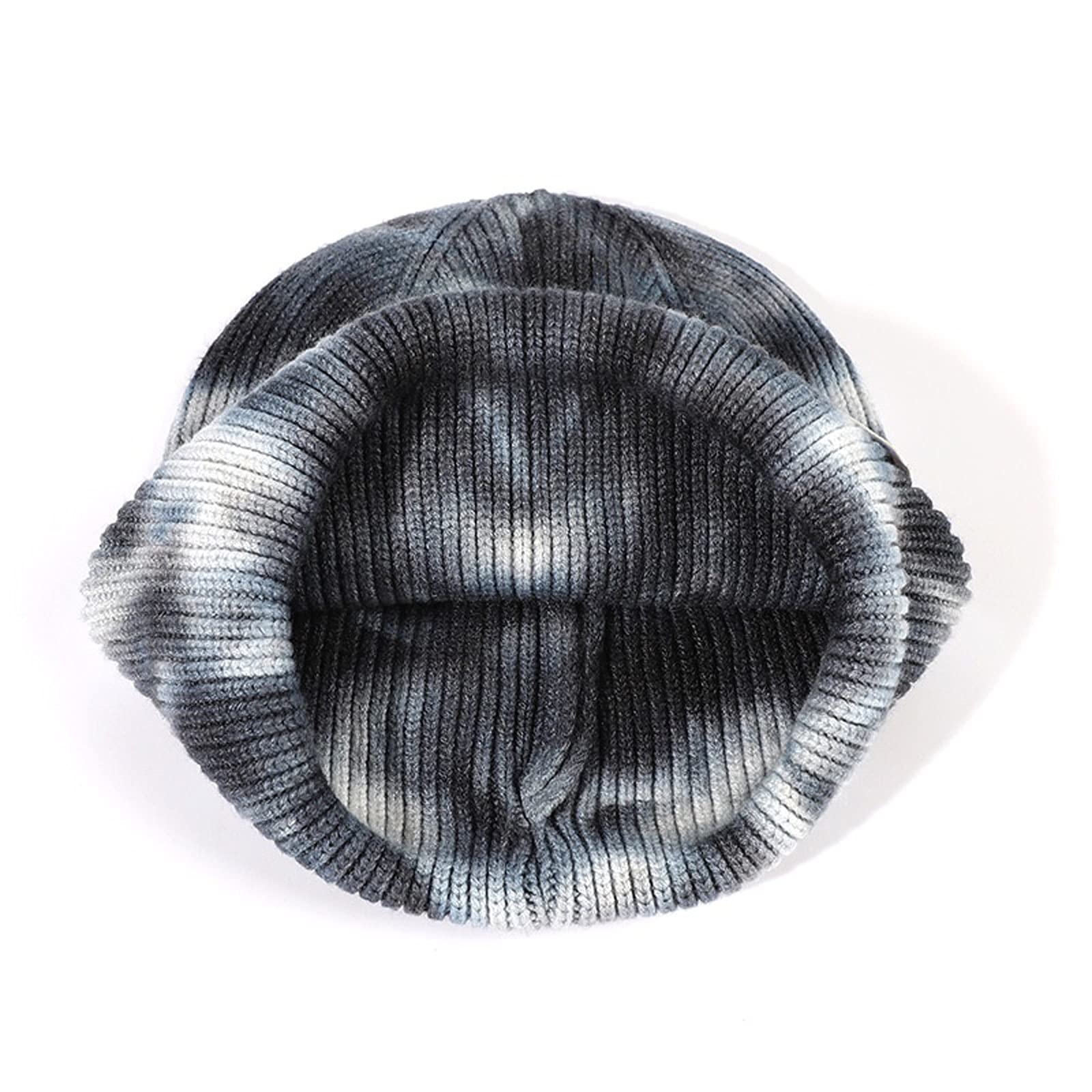 XIANGFADDM Kapelusz Kapelusz zimowy Unisex Dzianiny Kapelusz Ciepły kapelusz Skullas Czapki Bawełniane Czapki Męskie Kapelusze Dla Kobiet Kapelusze (Color : Blue)