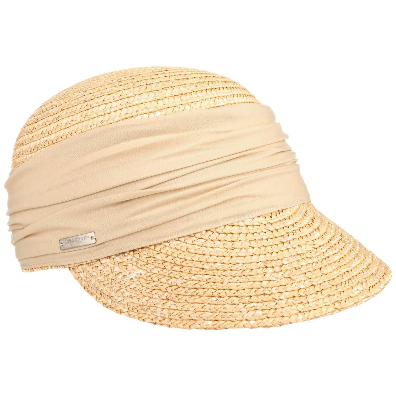 Seeberger Grace Straw Cap Women´s Summer (One Size - Nature)