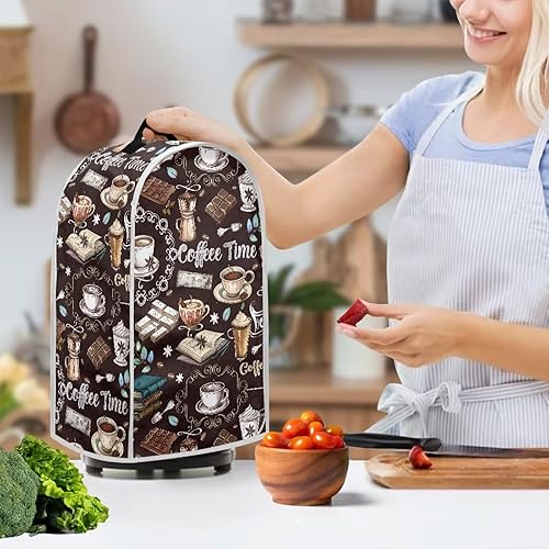 Vista 201 de doginthehole Hummingbird Blender Covers for Kitchen, Washable Appliance Covers Anti Fingerprint Stain Resistant Polyester Blender Dust Cover