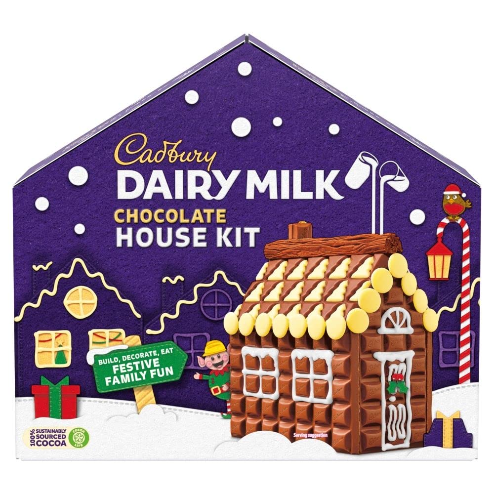 Cadbury Dairy Milk Christmas Chocolate House Kit, 900 g