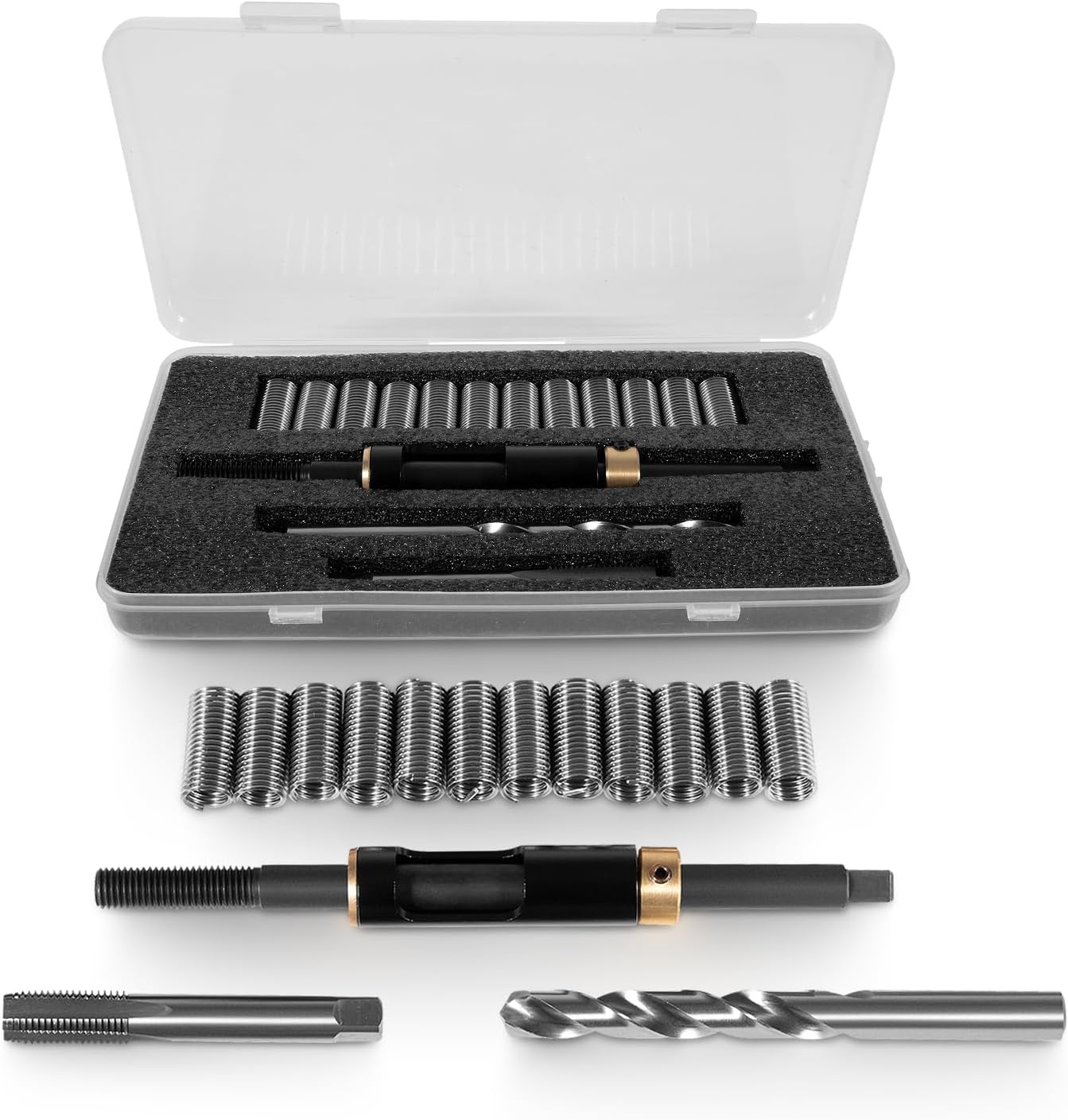 35119S Engine Cylinder Head Bolt Hole Thread Repair Tool, Compatible with Toyota (Camry 2.4L Included), Honda, Hyundai, Dodge, and More - 11.5mm x 1.5