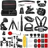 NEEWER 50 in 1 Action Camera Accessory Kit Compatible with GoPro Hero 13 12 11, DJI OSMO 4 3 2, Insta360 X4 X3, SJCAM, AKASO, VicTsing, APEMAN, Campark Sports DV, GP-10 Action Camera Pole Mount