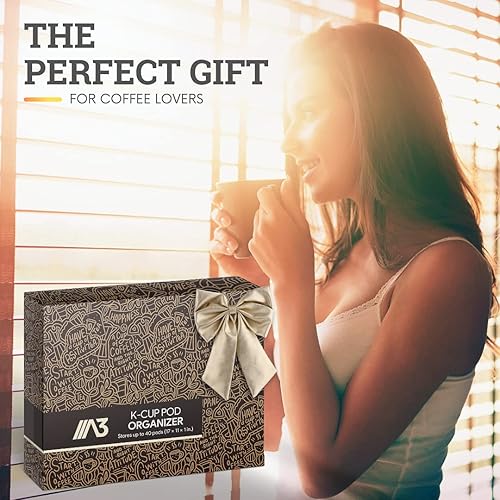 Miniatura 6 de Soporte para tazas K compatible con cápsulas de café Keurig, soportes organizadores de cajones de taza K, almacenamiento de tazas K y organizador de