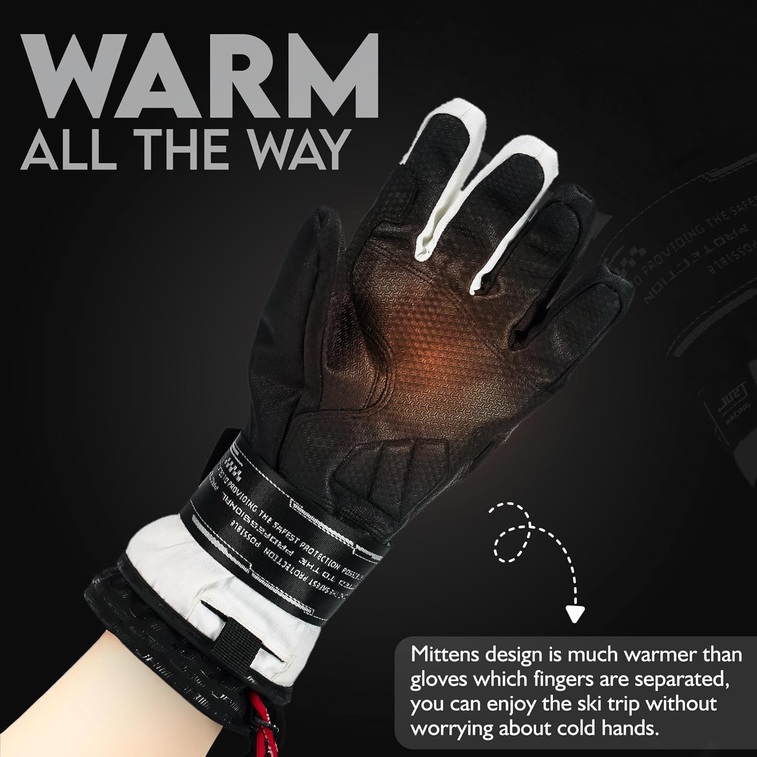 Waterproof Gloves Women & Men with Quadruple Layer Protection - Image 5