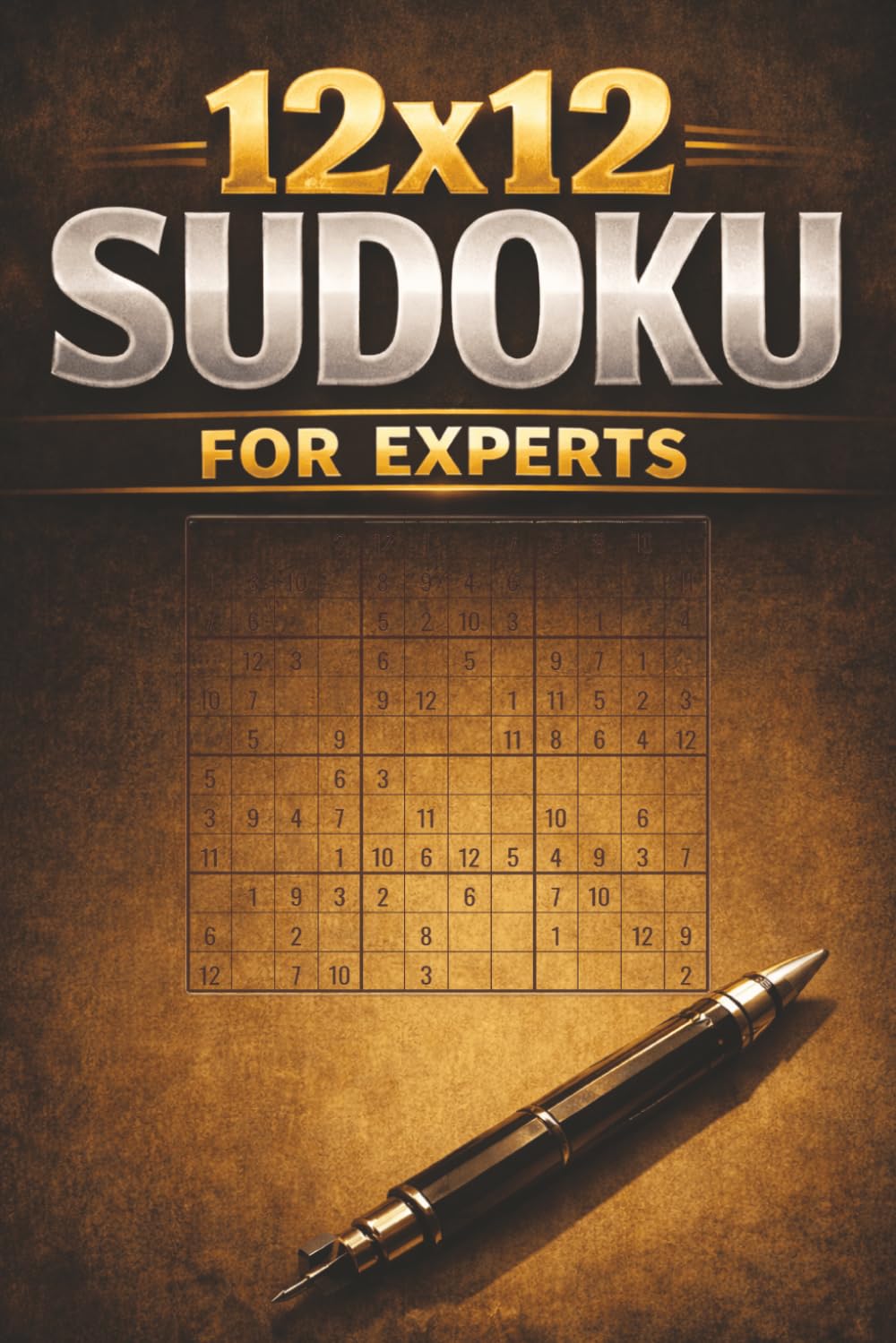 12x12 Sudoku for Experts: Challenging Sudoku Puzzles for Adults and Seniors | A Brain-Boosting Puzzle Book with Increasing Difficulty | 6x9 Inches, 124 Pages | Solutions Included