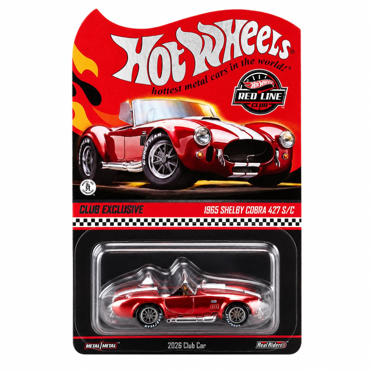 ミニカー HotWheels RLC 1965 Shelby Cobra 427 S/C Hot Wheels RLC Exclusive 1965 Shelby Cobra 427 S/C Red : Amazon.ca