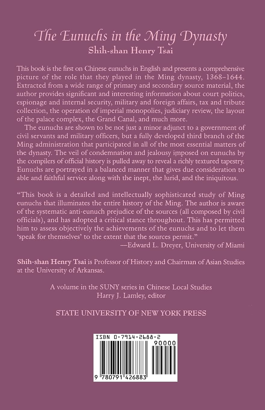 The Eunuchs in the Ming Dynasty (SUNY Series in Chinese Local Studies)