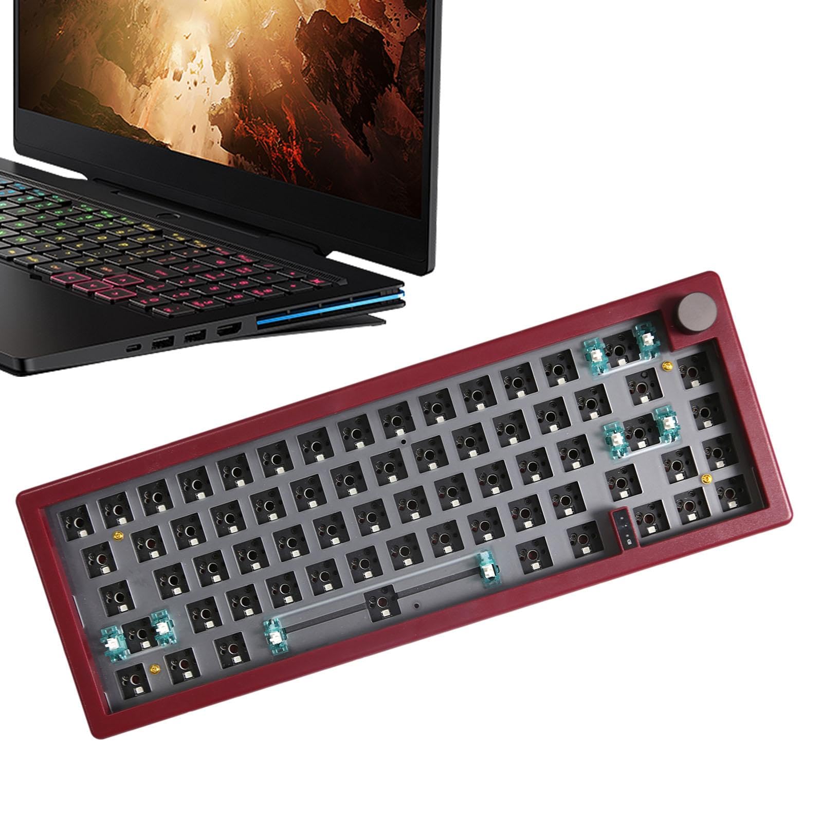 Tastiera Meccanica RGB - Kit Tastiera Gmk67 | Tastiera Personalizzabile | Senza Fili Con Tasto Multimediale, Tastiera Retroilluminata RGB Per PC, Tastiera Da Portatile A 67 Tasti, Kit