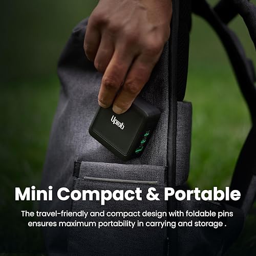 Miniatura 7 de UPTab Cargador MacBook Pro de 140 W USB C, doble USB-C rápido compacto, tecnología GaN, adaptador de pared tipo C PD 3.1 - Compatible con MacBook