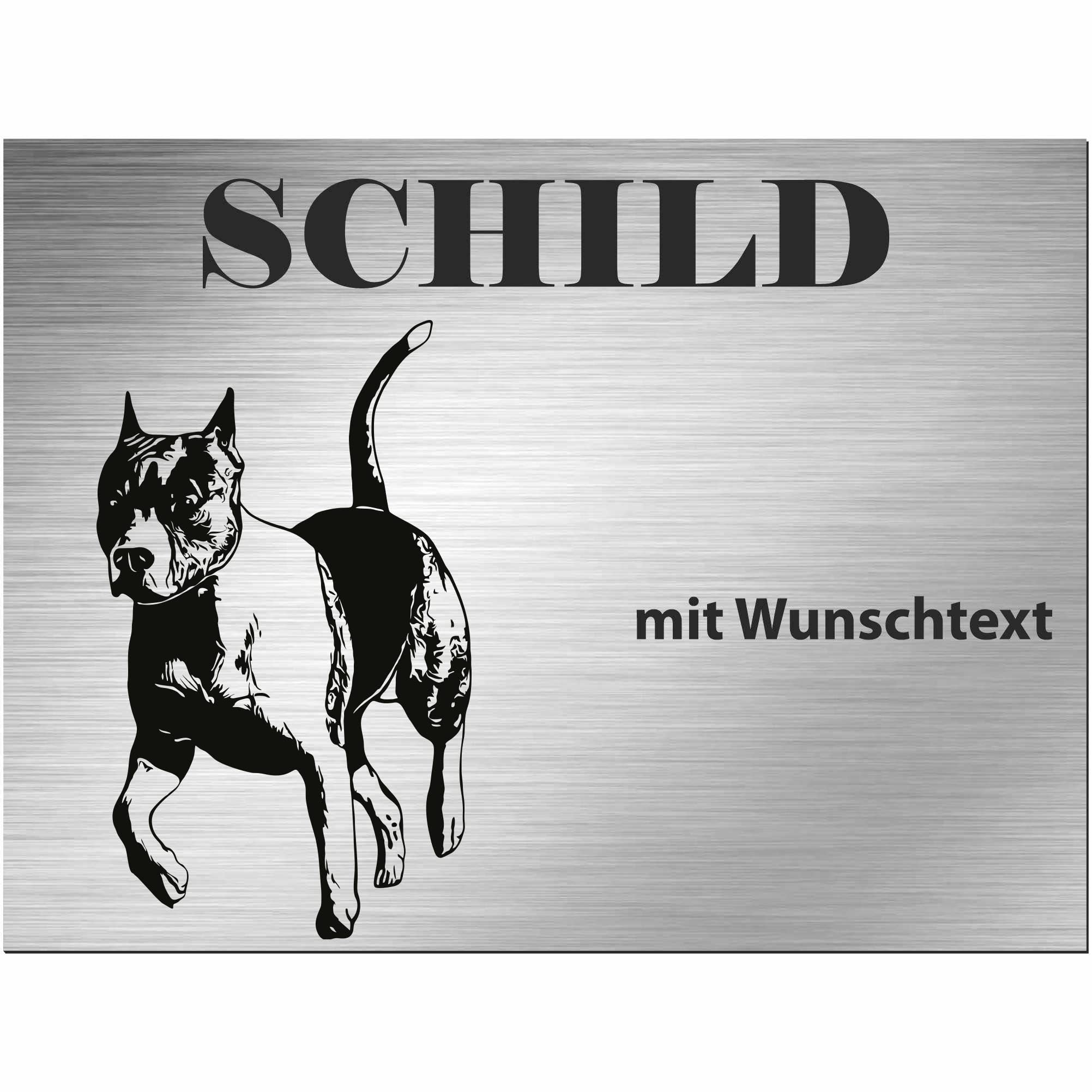 Vorsicht Hund Schild mit buntem Druck und Foto gestalten Vorsicht Hund Schild mit buntem Druck und Foto gestalten
