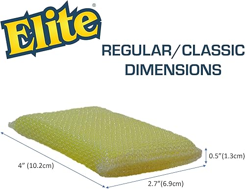 Miniatura 4 de Elite Almohadilla de limpieza multiusos, 6 almohadillas (en caja individual), antiarañazos y fabricada en Estados Unidos