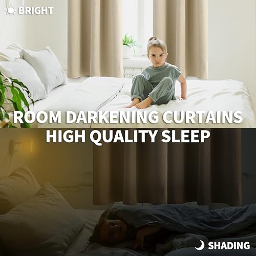 Miniatura 3 de Cortinas BGment opacas, con ojales, 2 paneles