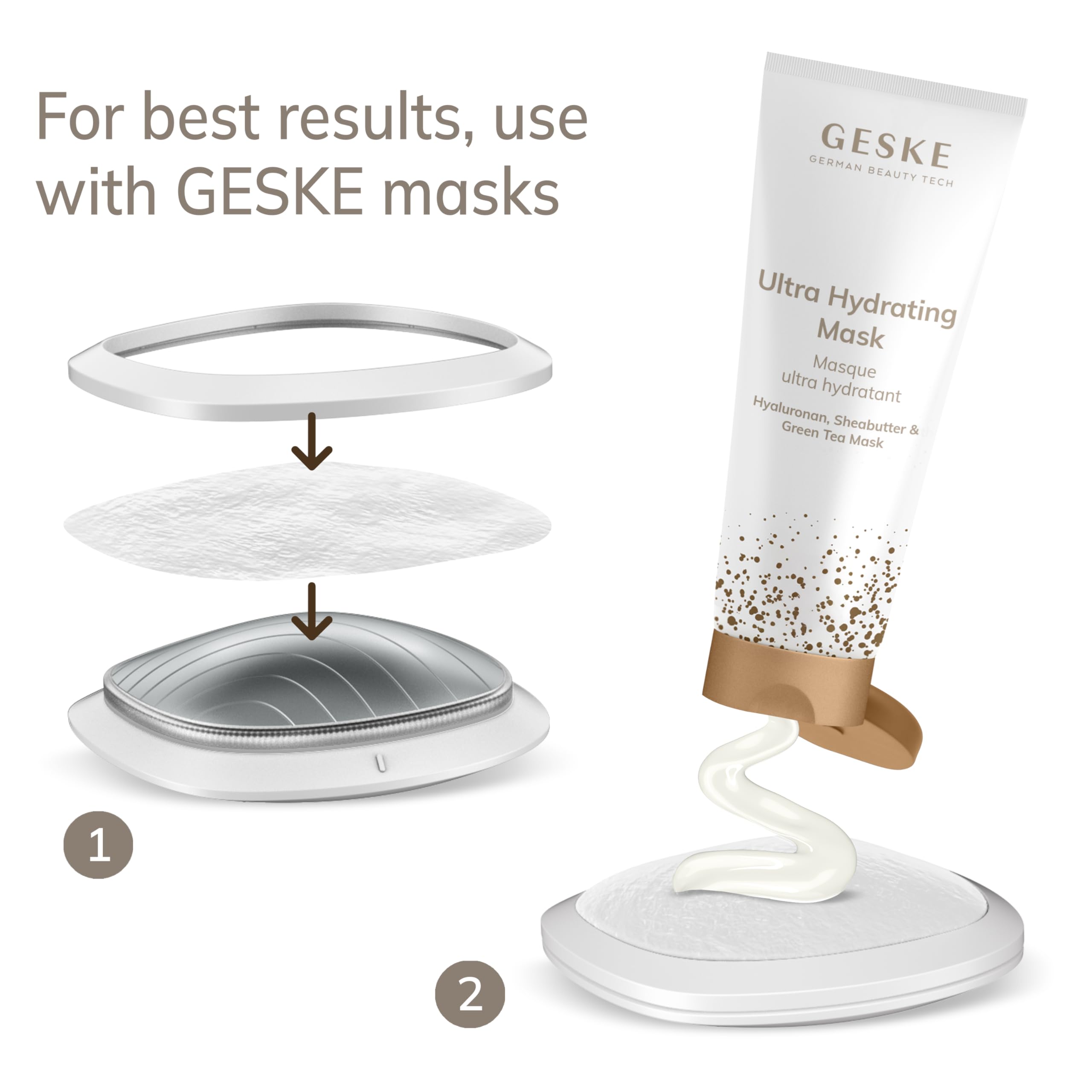 Amazon.com: GESKE SmartAppGuided™ Sonic Warm & Cool Mask | 9 in 1