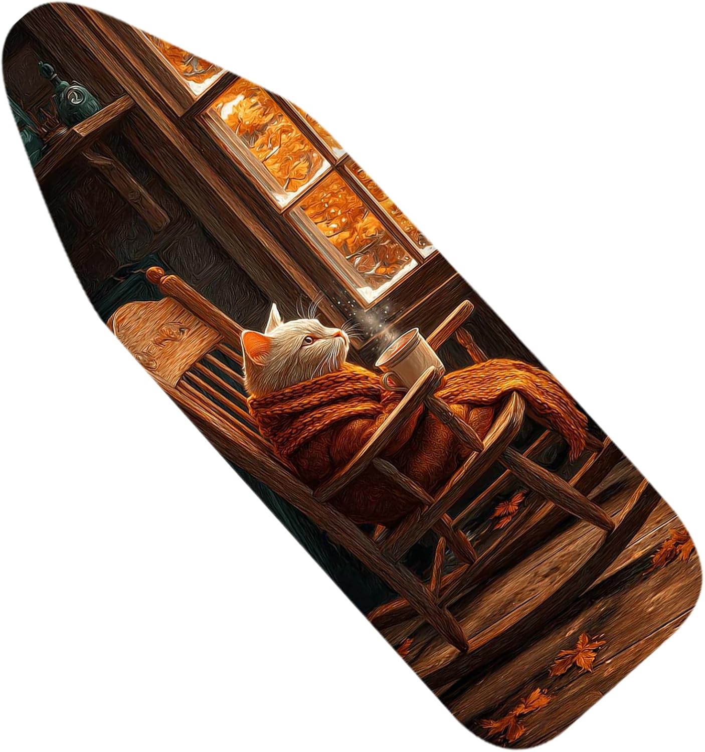 Amazon.com: Nuxovilar Cat in Rocking Chair Pattern Ironing Board Cover ...